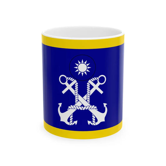 ROCN Deputy Commander-in-Chiefs Flag (China) White Coffee Mug 11oz - Go Mug Yourself