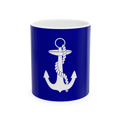 ROCN Fleet Commanders Flag 1960 (China) White Coffee Mug 11oz - Go Mug Yourself
