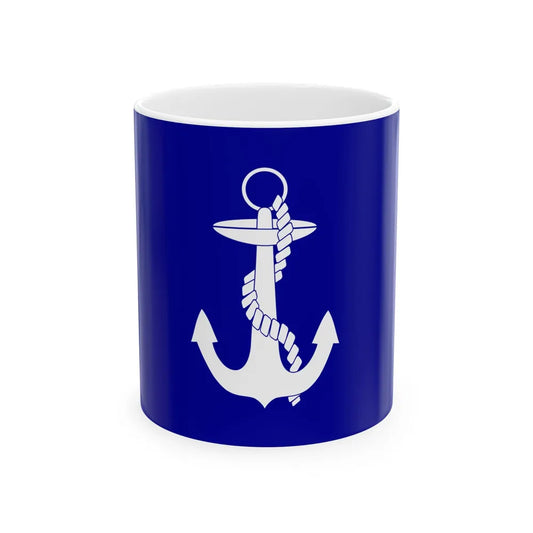 ROCN Fleet Commanders Flag 1960 (China) White Coffee Mug 11oz - Go Mug Yourself
