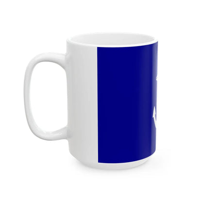 ROCN Fleet Commanders Flag 1960 (China) White Coffee Mug - Go Mug Yourself