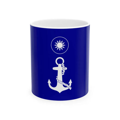 ROCN Fleet Commanders Flag 1962 (China) White Coffee Mug 11oz - Go Mug Yourself