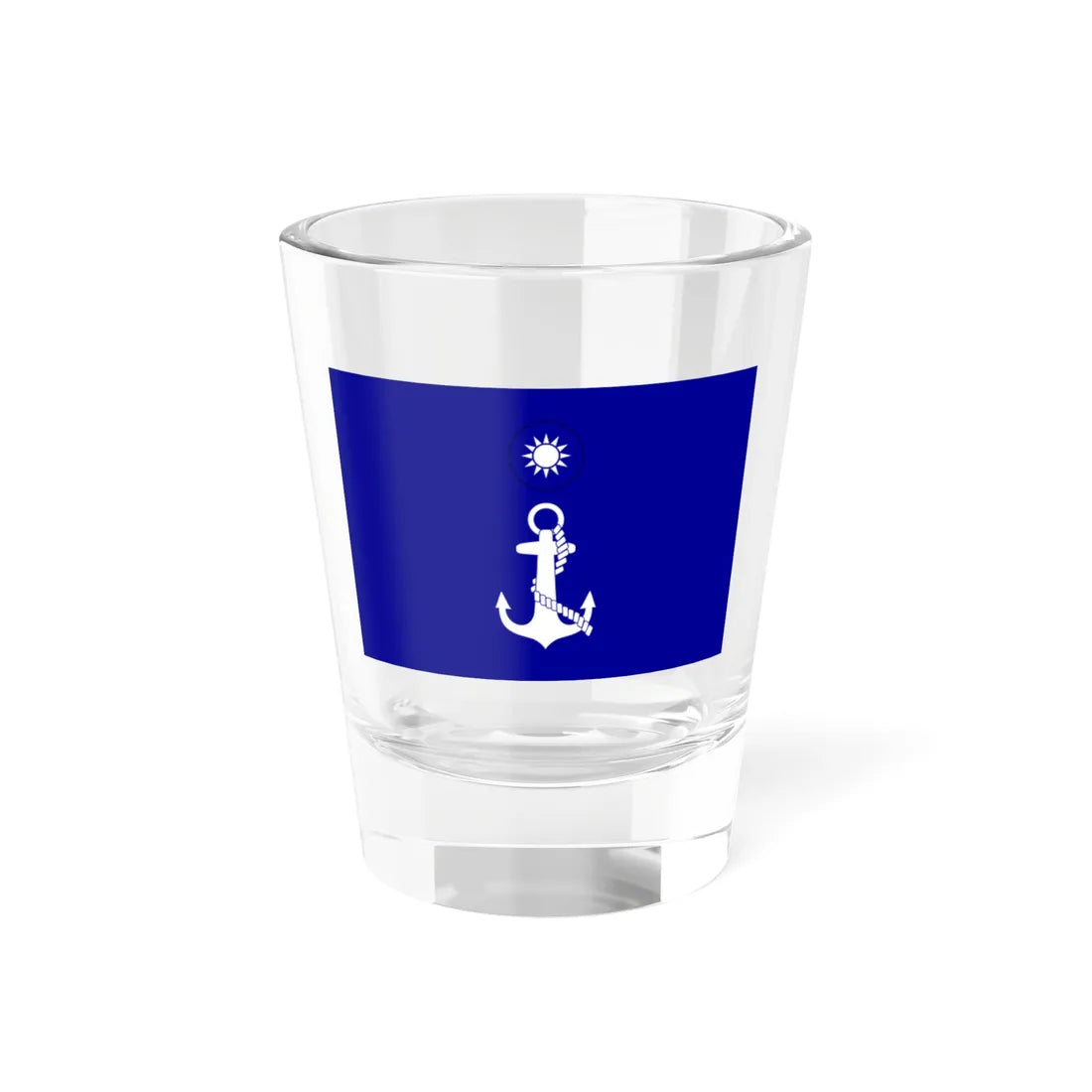 ROCN Fleet Commanders Flag (China) Shot Glass 1.5oz 1.5oz - Go Mug Yourself