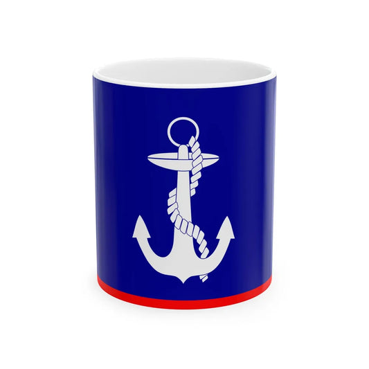 ROCN Fleet Deputy Commanders Flag 1960 (China) White Coffee Mug 11oz - Go Mug Yourself