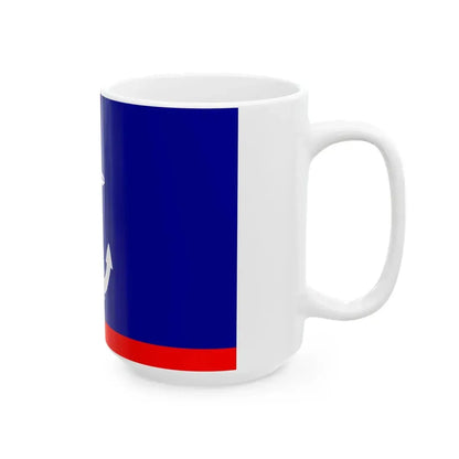 ROCN Fleet Deputy Commanders Flag 1960 (China) White Coffee Mug - Go Mug Yourself