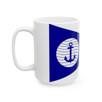 ROCN Navigating Battle Ship Pennant 1950 (China) White Coffee Mug - Go Mug Yourself
