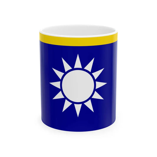 ROCN Senior Admirals Flag (China) White Coffee Mug 11oz - Go Mug Yourself