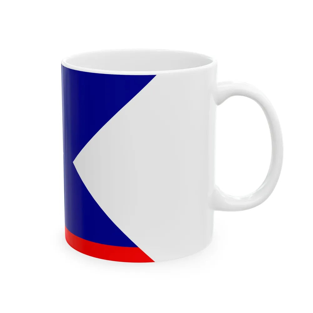 ROCN Senior Officers Flag 1929 (China) White Coffee Mug - Go Mug Yourself