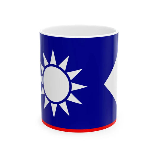 ROCN Senior Officers Flag (China) White Coffee Mug 11oz - Go Mug Yourself