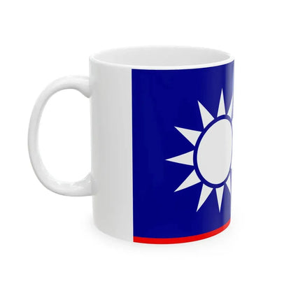 ROCN Senior Officers Flag (China) White Coffee Mug - Go Mug Yourself