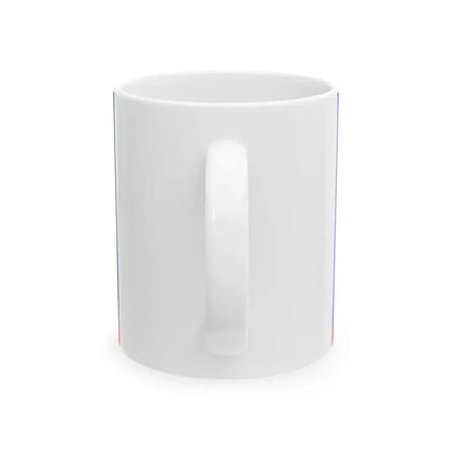 ROCN Vice Admirals Flag (China) White Coffee Mug - Go Mug Yourself