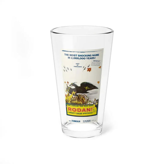 RODAN (3) 1956 Movie Poster - Pint Glass 16oz 16oz - Go Mug Yourself