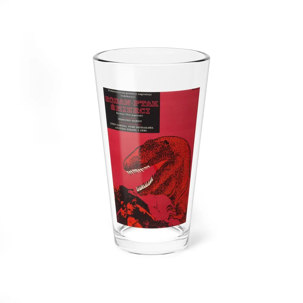 RODAN (POLISH) 1956 Movie Poster - Pint Glass 16oz-16oz-Go Mug Yourself