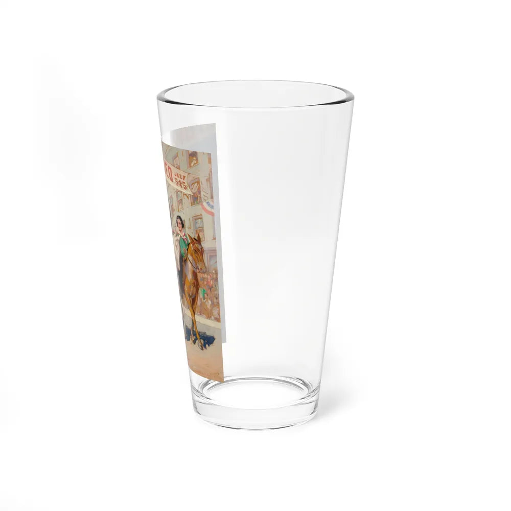 Rodeo Parade (Magazine Illustration) Pint Glass 16oz-Go Mug Yourself