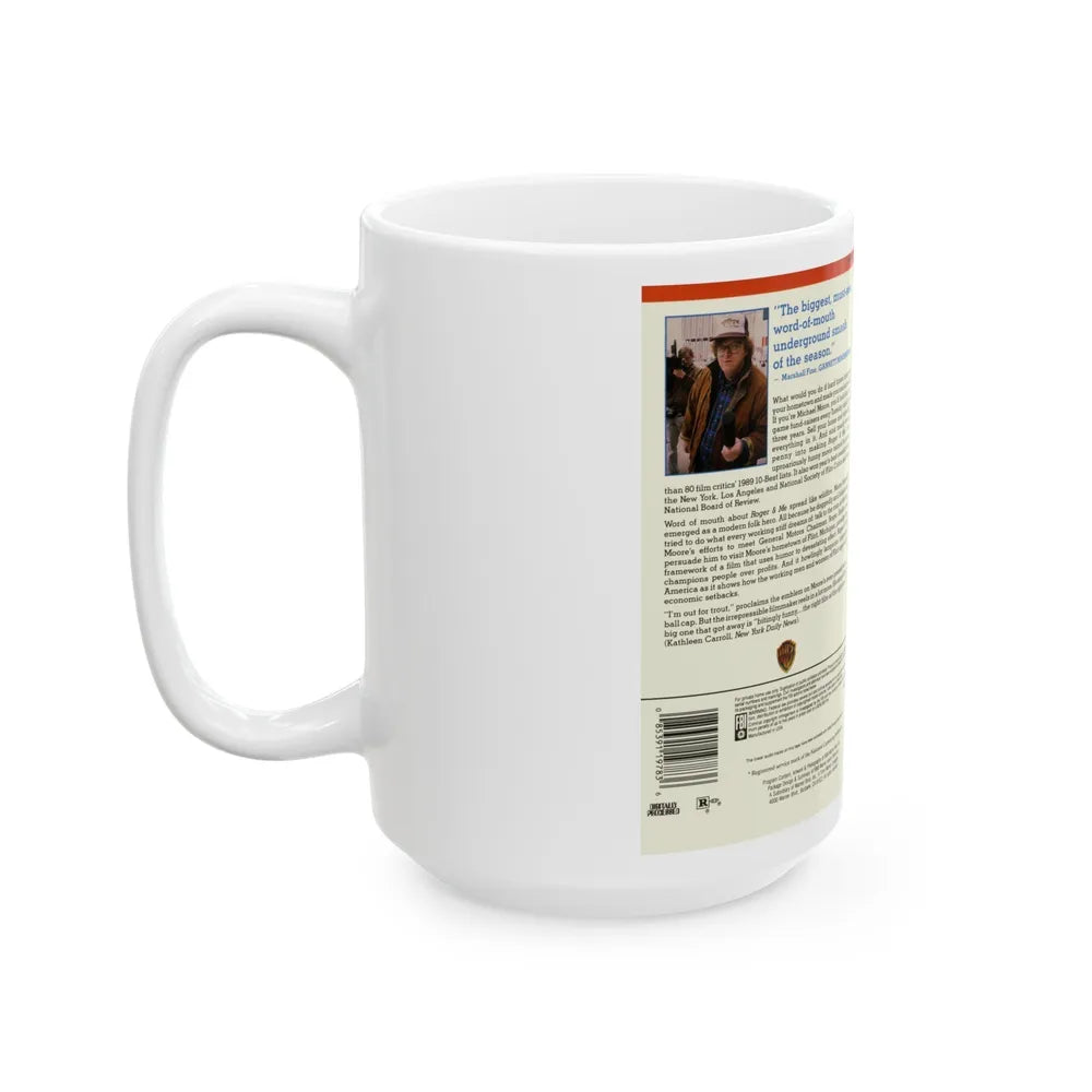 ROGER AND ME (VHS COVER) - White Coffee Mug-Go Mug Yourself