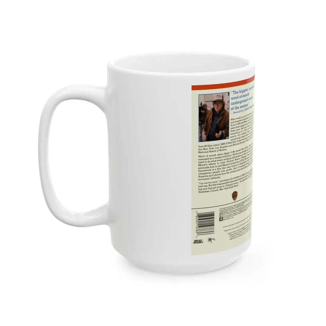 ROGER AND ME (VHS COVER) - White Coffee Mug - Go Mug Yourself