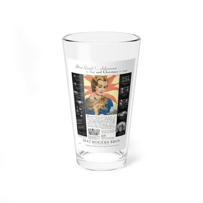 Roger Bros ad, Ladies' Home Journal, December 1931 (Magazine Illustration) Pint Glass 16oz-16oz-Go Mug Yourself