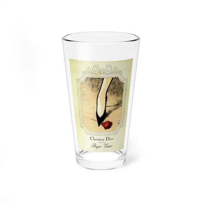 Roger Vivier for Christian Dior illustrated advt, 1960 (Magazine Illustration) Pint Glass 16oz 16oz - Go Mug Yourself
