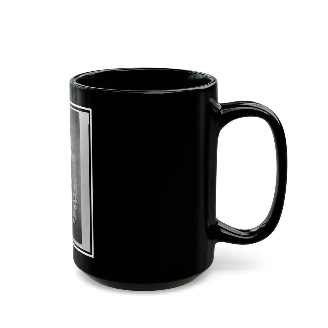 Roger Weightman Hanson, Three-Quarter Length Portrait, Standing, Facing Left (U.S. Civil War) Black Coffee Mug - Go Mug Yourself