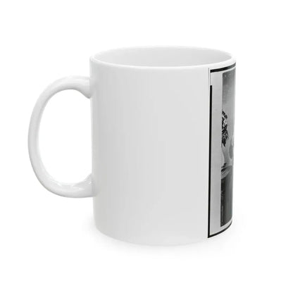 Roger Weightman Hanson, Three-Quarter Length Portrait, Standing, Facing Left (U.S. Civil War) White Coffee Mug - Go Mug Yourself