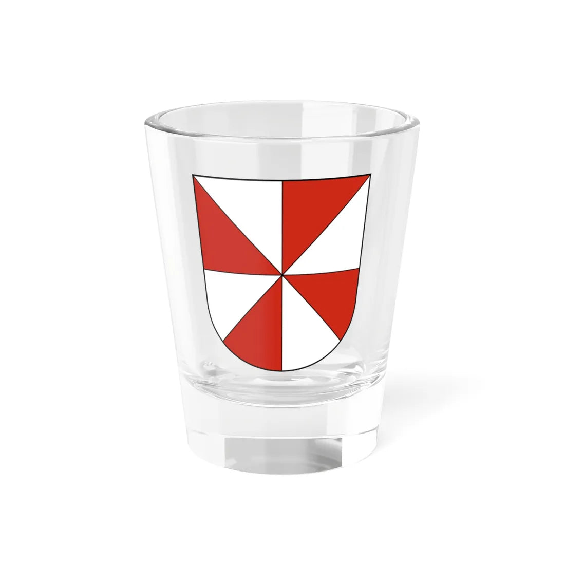 Roggwil TG-coat of arms (Switzerland) (Coat of Arms) Shot Glass 1.5oz 1.5oz - Go Mug Yourself