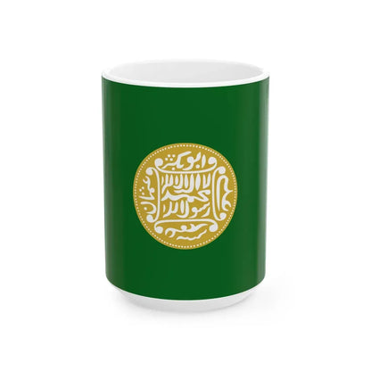 Rohingya flag (Myanmar) White Coffee Mug 15oz - Go Mug Yourself