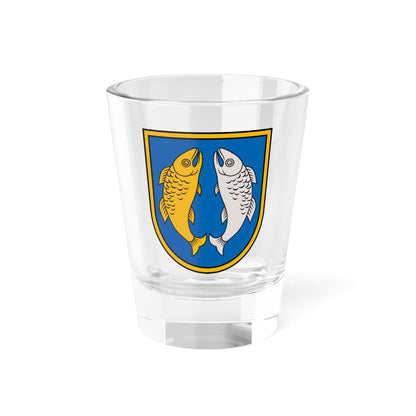 Rojas novads COA (Latvia) (Coat of Arms) Shot Glass 1.5oz 1.5oz - Go Mug Yourself