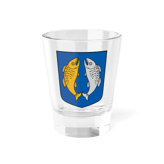 Rojas pagasts COA (Latvia) (Coat of Arms) Shot Glass 1.5oz 1.5oz - Go Mug Yourself