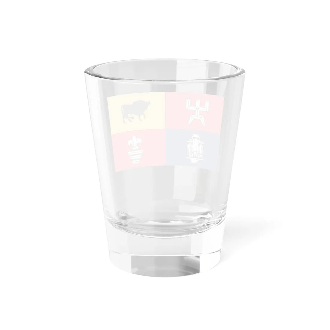 Rokiškio vėliava (Lithuania) Shot Glass 1.5oz - Go Mug Yourself
