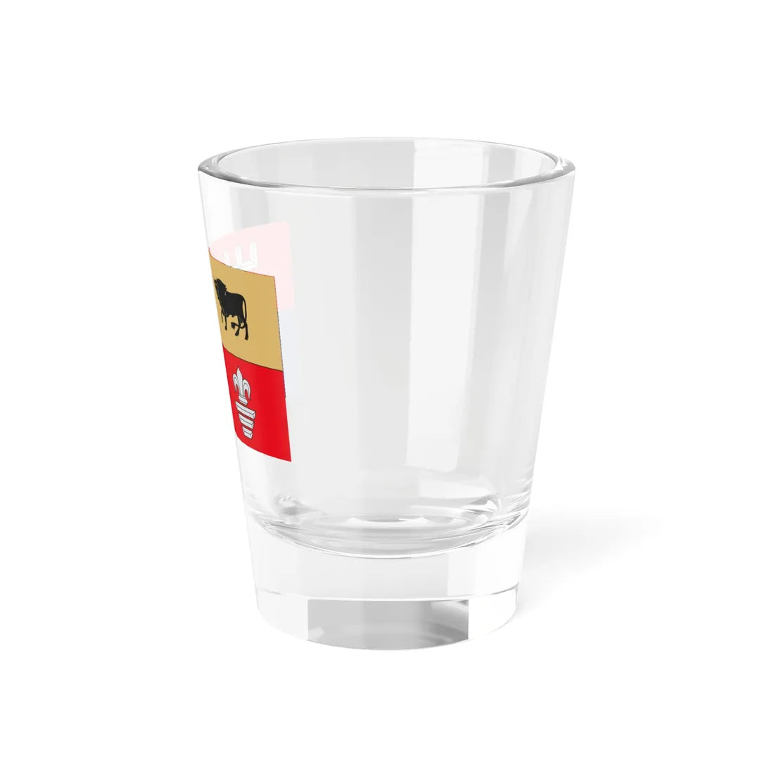 Rokiškio vėliava (Lithuania) Shot Glass 1.5oz - Go Mug Yourself