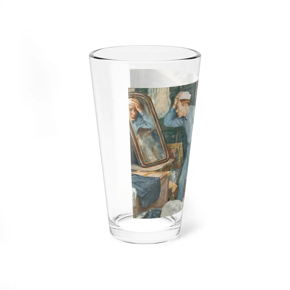 Role Model (Magazine Illustration) Pint Glass 16oz-Go Mug Yourself