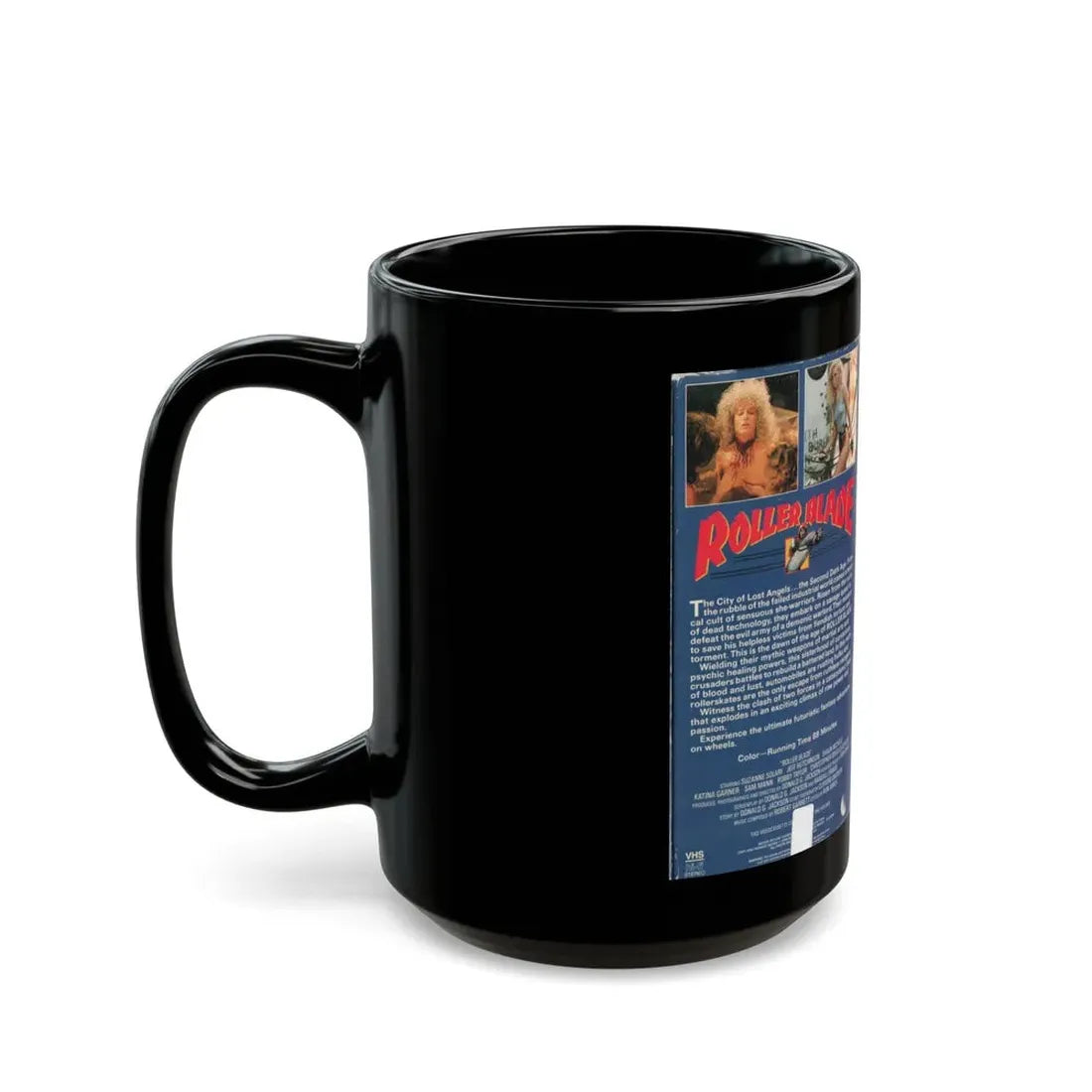 ROLLER BLADE (VHS COVER) - Black Coffee Mug - Go Mug Yourself