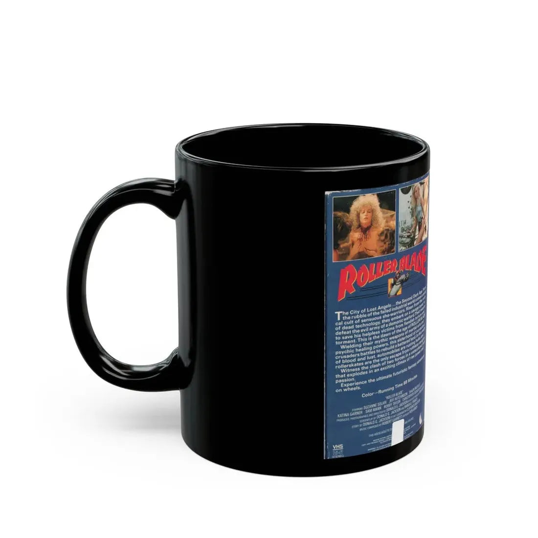 ROLLER BLADE (VHS COVER) - Black Coffee Mug - Go Mug Yourself