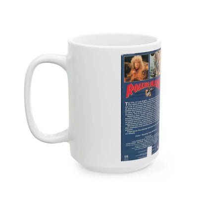 ROLLER BLADE (VHS COVER) - White Coffee Mug - Go Mug Yourself