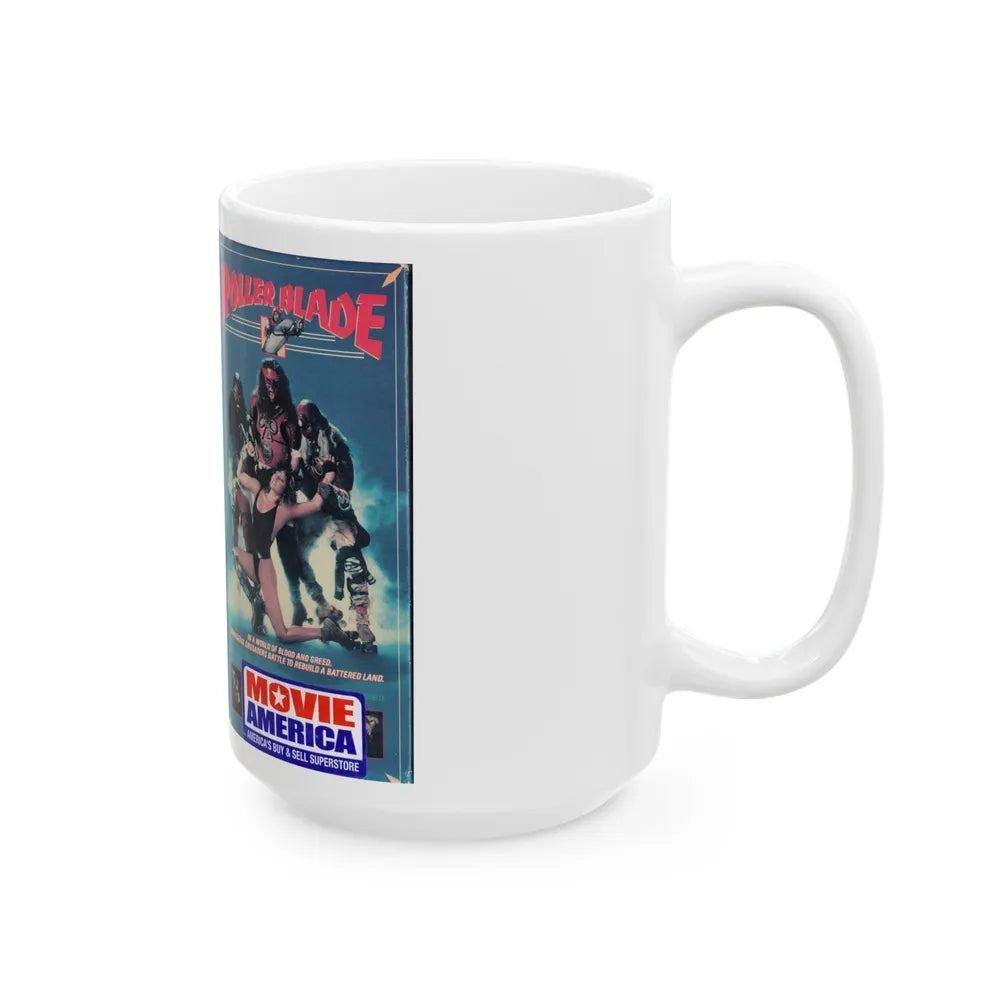 ROLLER BLADE (VHS COVER) - White Coffee Mug-Go Mug Yourself