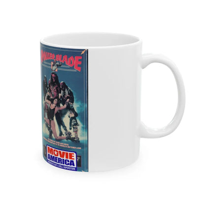 ROLLER BLADE (VHS COVER) - White Coffee Mug-Go Mug Yourself