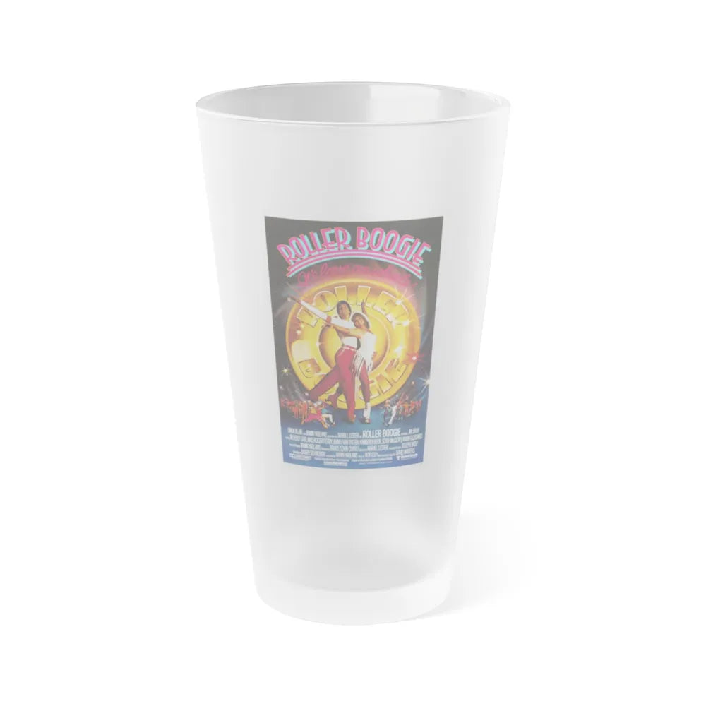 ROLLER BOOGIE 1979 Movie Poster - Frosted Pint Glass 16oz-16oz-Frosted-Go Mug Yourself