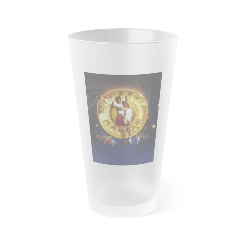 ROLLER BOOGIE (ART) 1979 Movie Poster - Frosted Pint Glass 16oz-16oz-Frosted-Go Mug Yourself