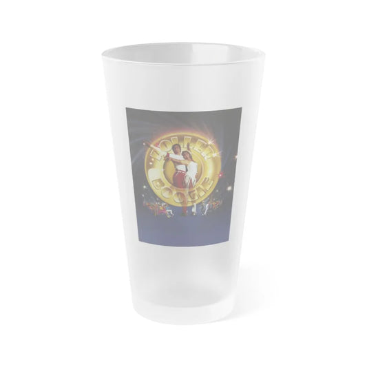 ROLLER BOOGIE (ART) 1979 Movie Poster - Frosted Pint Glass 16oz-16oz-Frosted-Go Mug Yourself