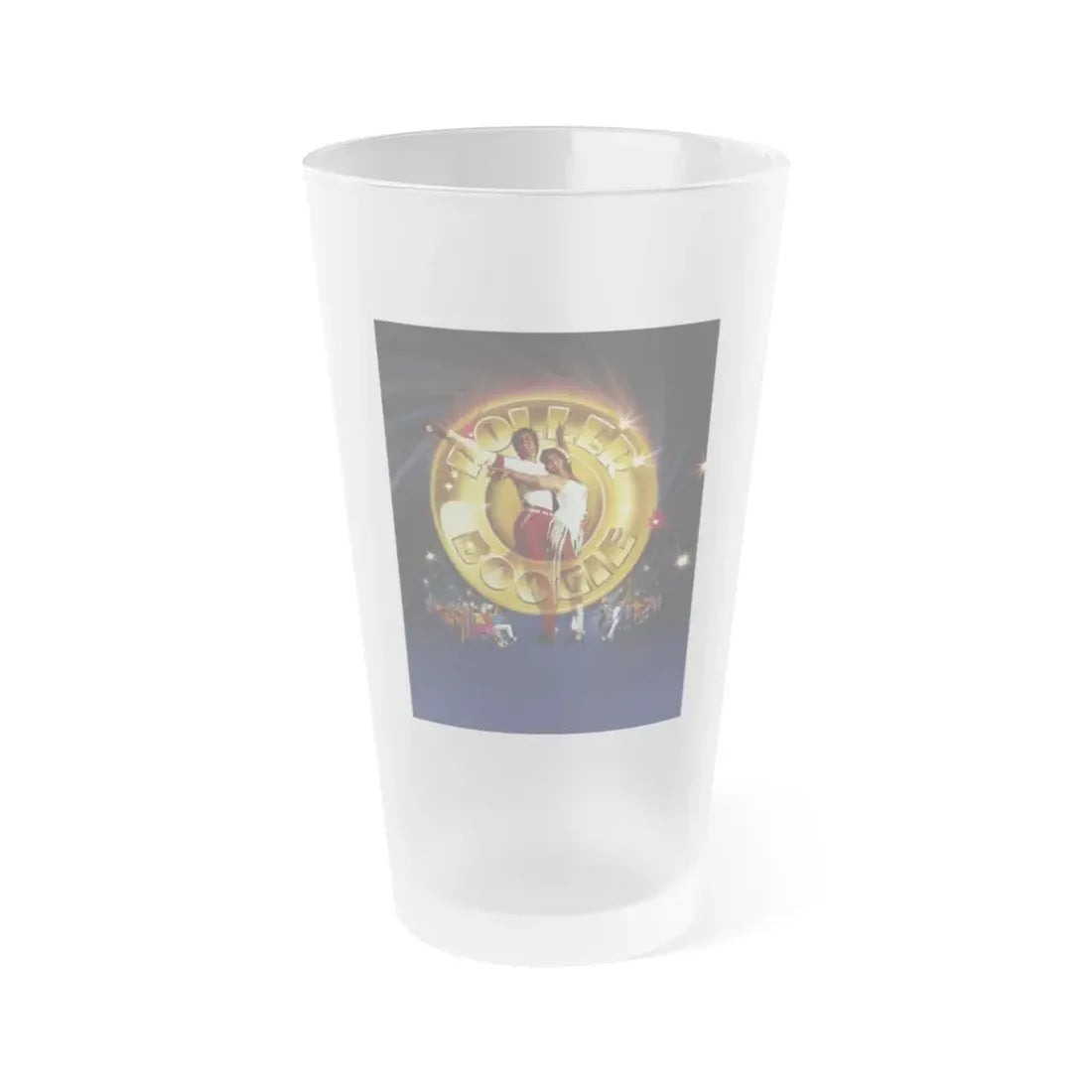 ROLLER BOOGIE (ART) 1979 Movie Poster - Frosted Pint Glass 16oz 16oz Frosted - Go Mug Yourself