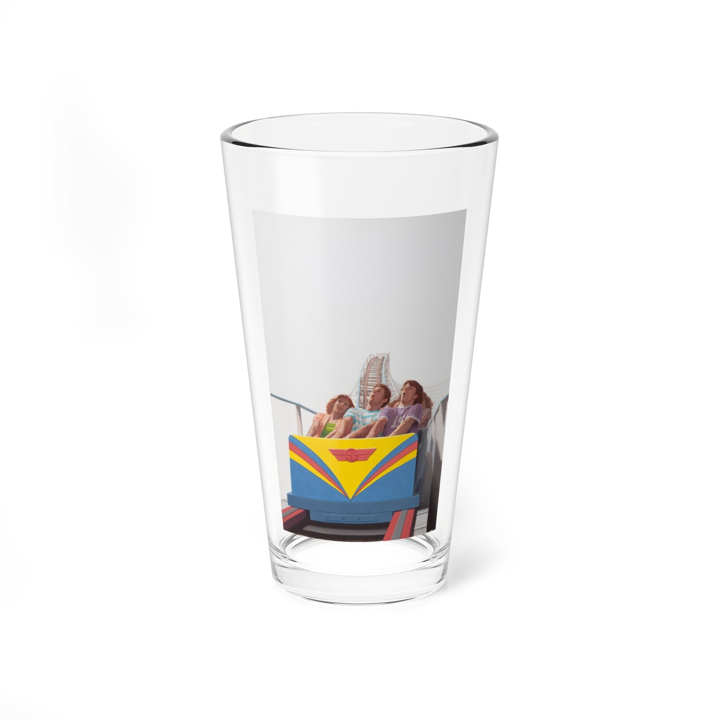 Roller Coaster Ride - Pint Glass 16oz-16oz-Go Mug Yourself