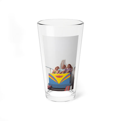 Roller Coaster Ride - Pint Glass 16oz-16oz-Go Mug Yourself