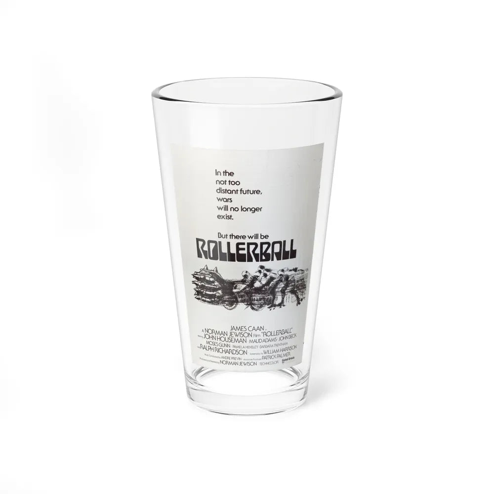 ROLLERBALL (TEASER) 1975 Movie Poster - Pint Glass 16oz-16oz-Go Mug Yourself