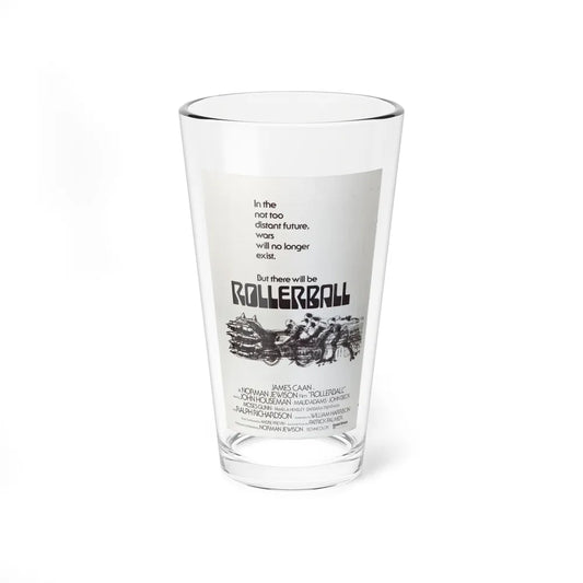 ROLLERBALL (TEASER) 1975 Movie Poster - Pint Glass 16oz-16oz-Go Mug Yourself