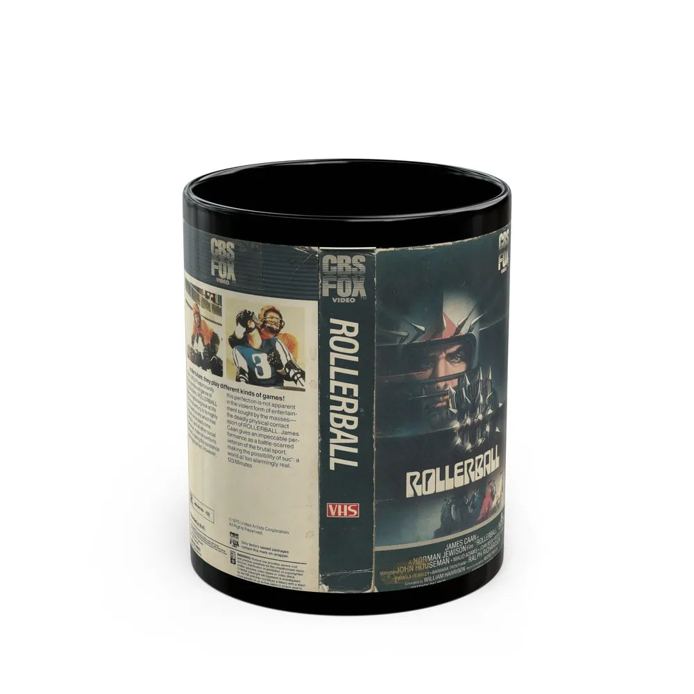 ROLLERBALL (VHS COVER) - Black Coffee Mug-11oz-Go Mug Yourself