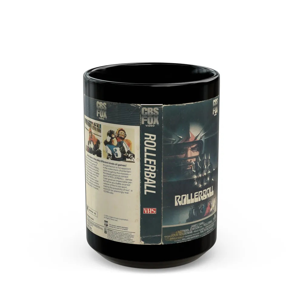 ROLLERBALL (VHS COVER) - Black Coffee Mug-15oz-Go Mug Yourself