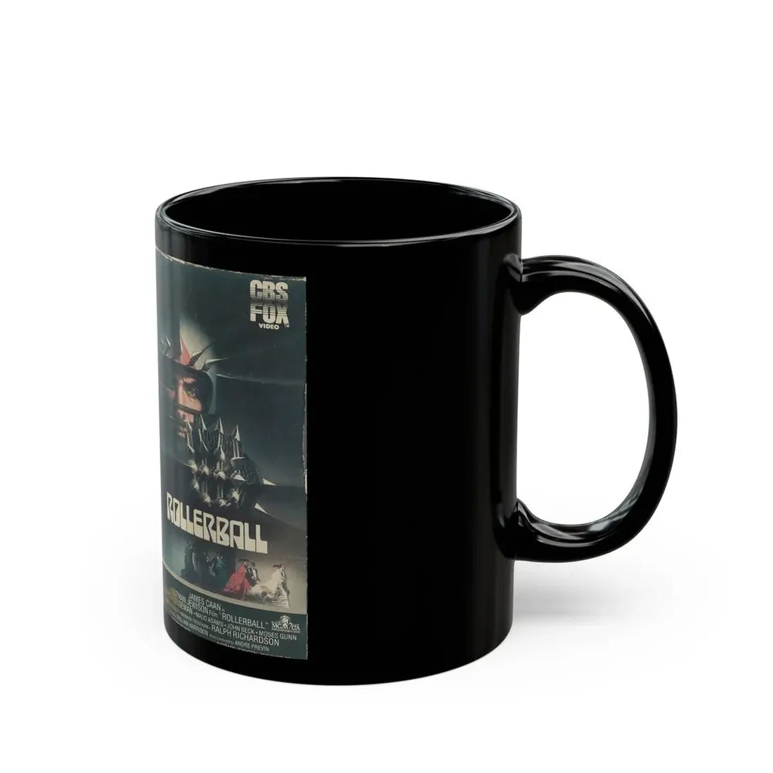 ROLLERBALL (VHS COVER) - Black Coffee Mug - Go Mug Yourself