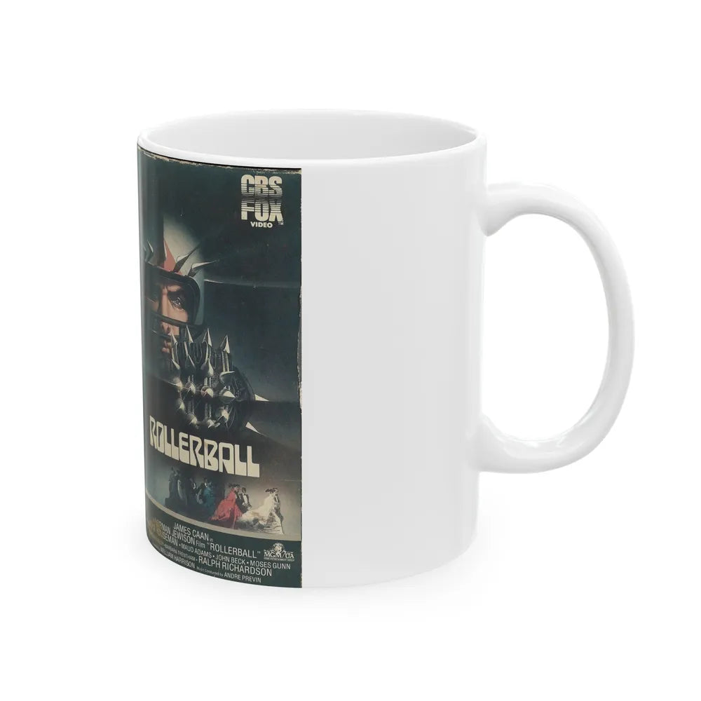 ROLLERBALL (VHS COVER) - White Coffee Mug-Go Mug Yourself