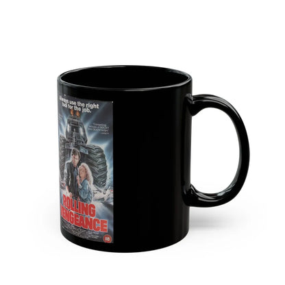 ROLLING VENGEANCE (VHS COVER) - Black Coffee Mug-Go Mug Yourself