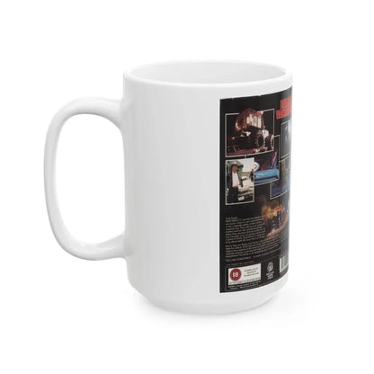 ROLLING VENGEANCE (VHS COVER) - White Coffee Mug - Go Mug Yourself