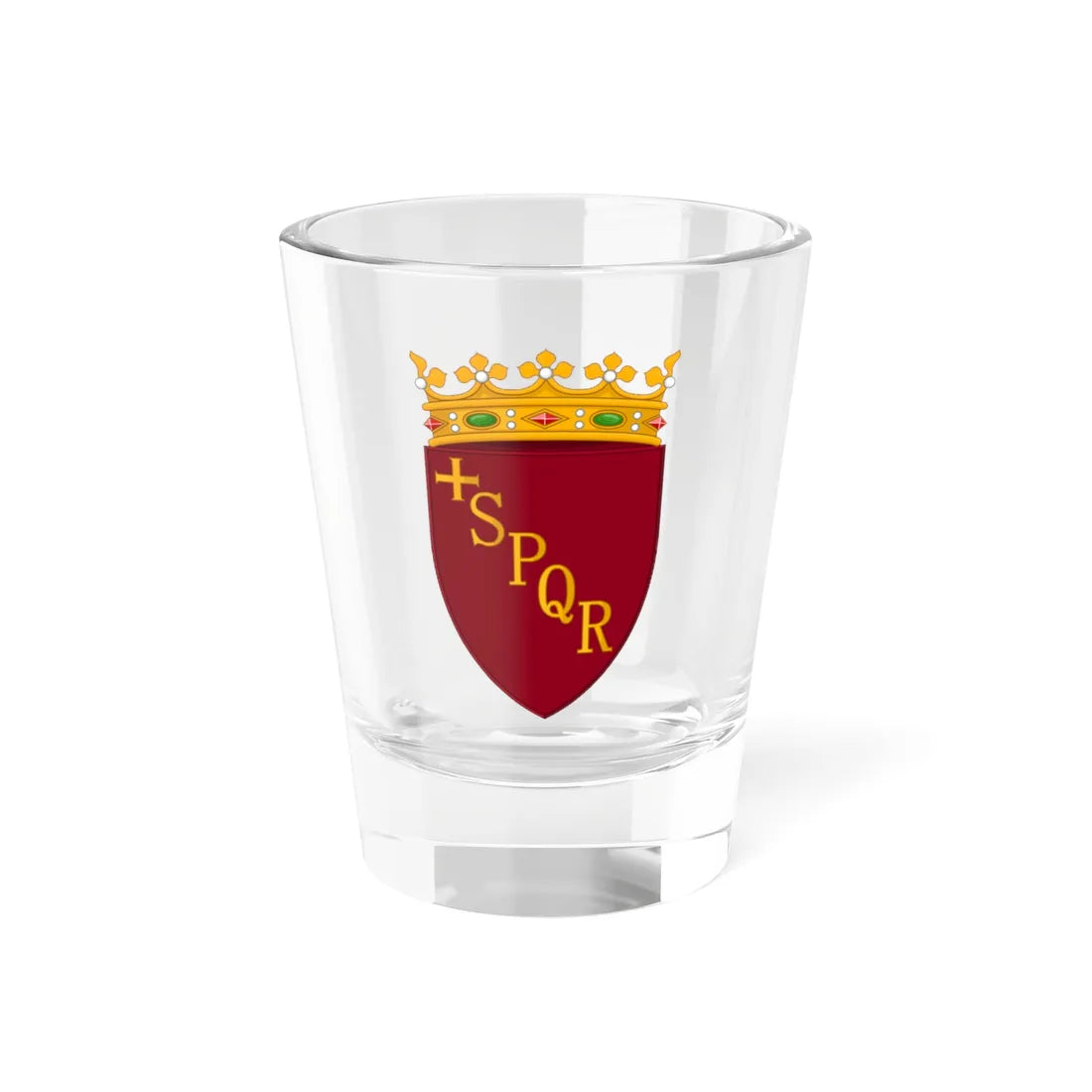 Roma-Stemma-2 (Italy) (Coat of Arms) Shot Glass 1.5oz 1.5oz - Go Mug Yourself